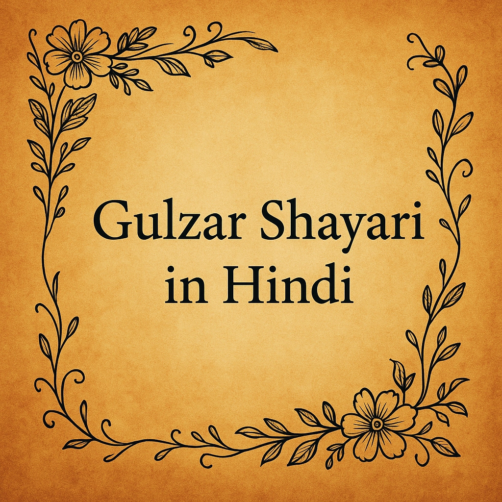 Gulzar Shayari in Hindi